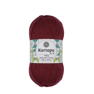 Kartopu Baby Natural Cotton - Sötétbordó 113