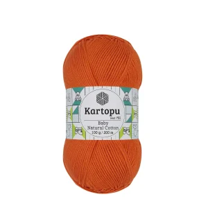 Kartopu Baby Natural Cotton - Narancs 202