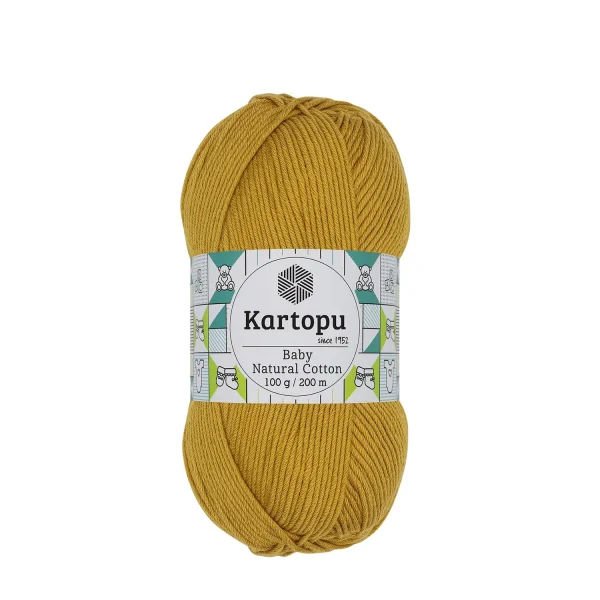 Kartopu Baby Natural Cotton - Mustársárga 310 Kartopu Baby Natural Cotton - Mustársárga 310