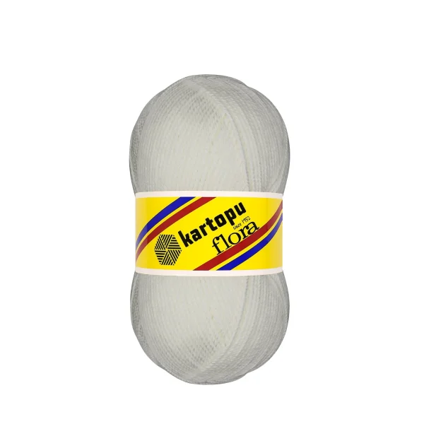 Kartopu Flora - Fehér 010