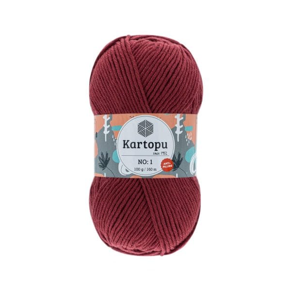 Kartopu No: 1 - Burgundi 1105