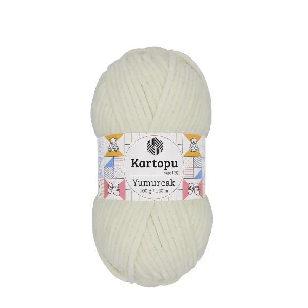 Kartopu Yumurcak - Törtfehér 011