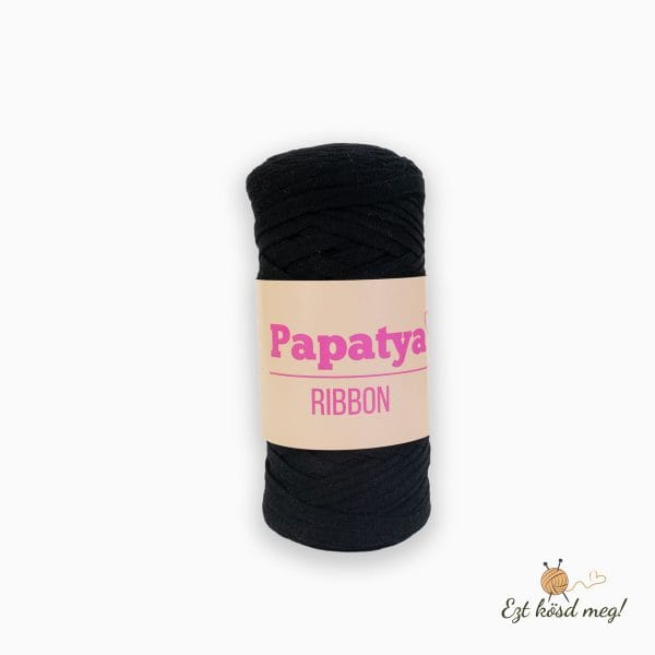 Papatya Ribbon - Fekete - 101 02